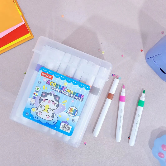 Estuche de Marcadores x 80Pcs