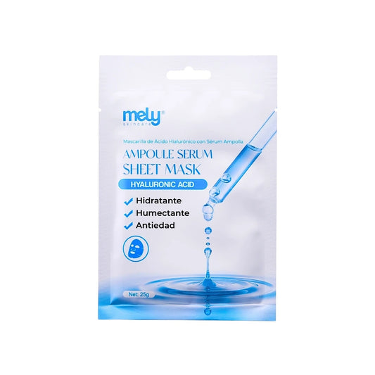 MASCARILLA DE ACIDO HIALURONICO CON SERUM AMPOLLA