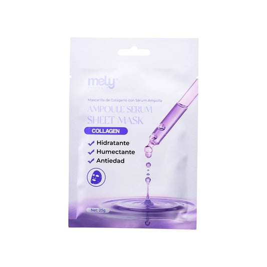 MASCARILLA DE COLAGENO CON SERUM AMPOLLA MELY