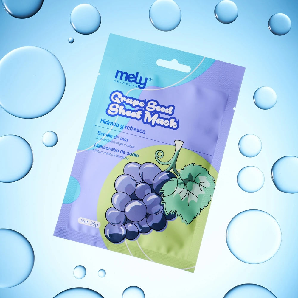 MASCARILLA DE SEMILLA DE UVA HIDRATA Y REFRESCA 25G