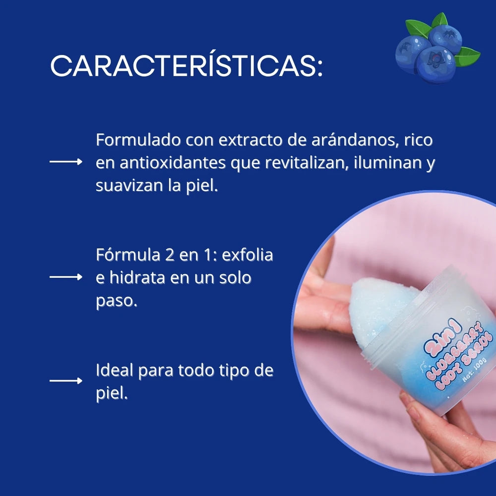 2EN1 EXFOLIANTE CORPORAL DE ARANDANOS 100GR MELY