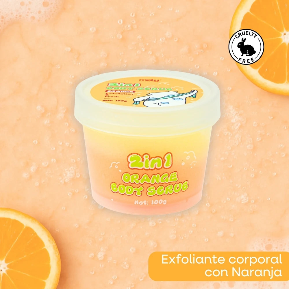 2EN1 EXFOLIANTE CORPORAL DE NARANJA 100GR MELY