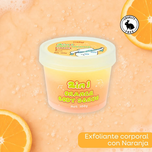 2EN1 EXFOLIANTE CORPORAL DE NARANJA 100GR MELY