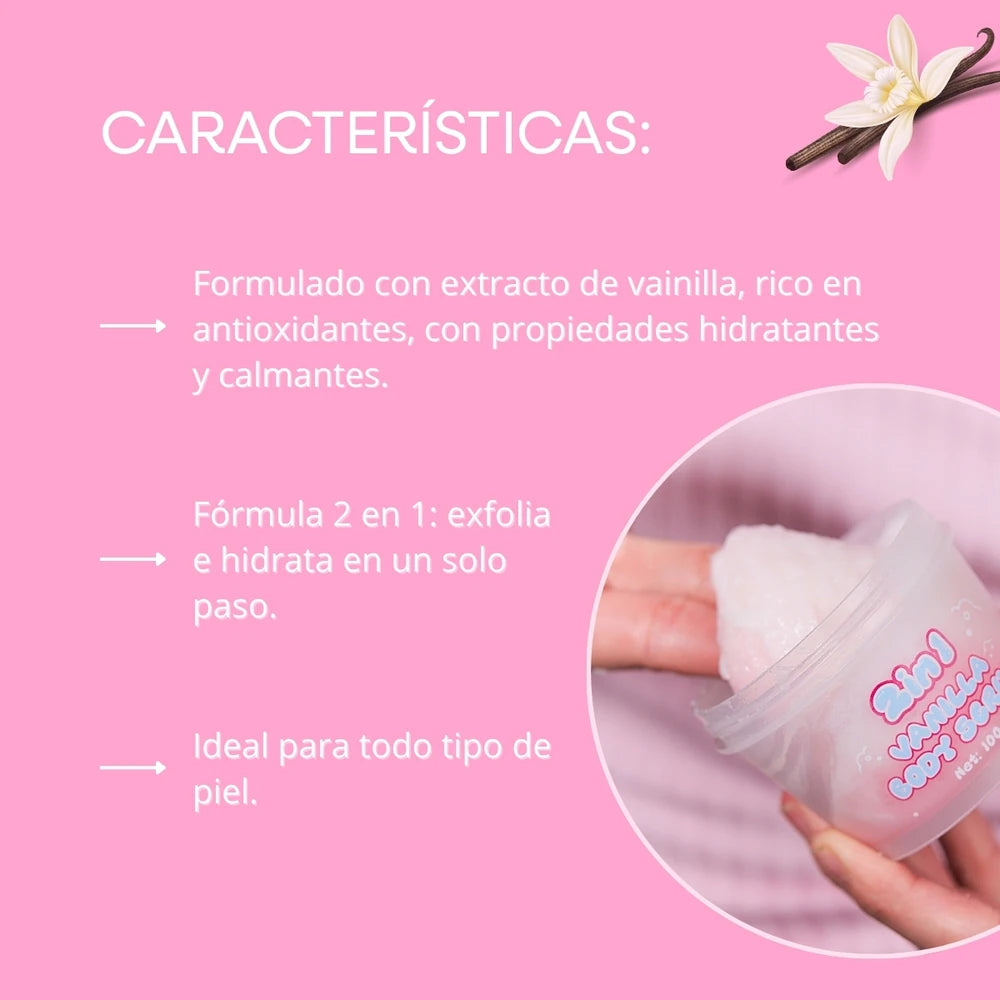 2EN1 EXFORIANTE CORPORAL DE VAINILLA 100G