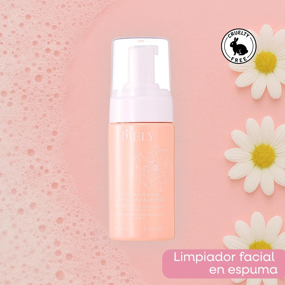 LIMPIADOR FACIAL FLOWERS CLEANSING MOUSSE MELY