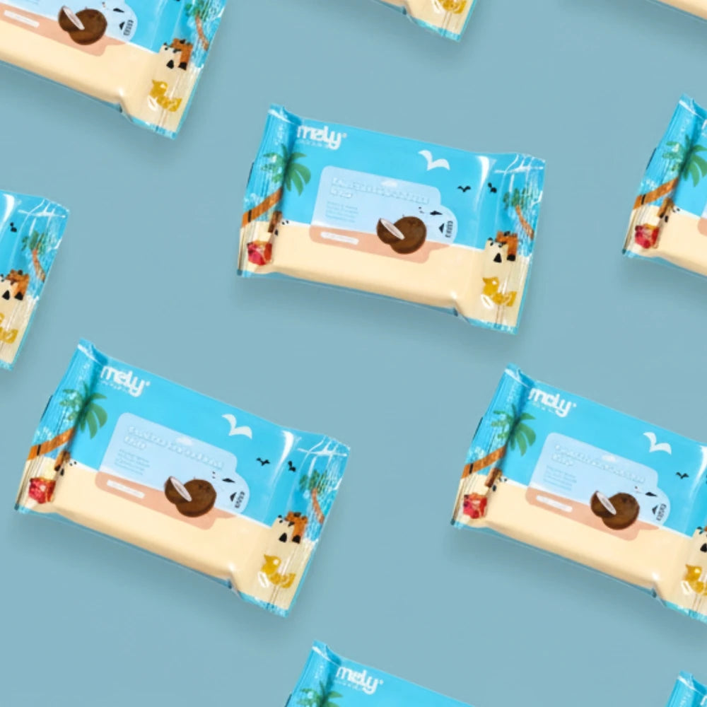 TOALLITAS LIMPIADORAS COCO 60GR MELY