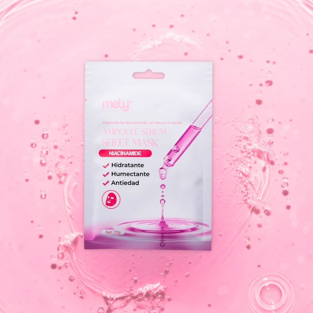 MASCARILLA DE NIACINAMIDA CON SERUM AMPOLLA 25G