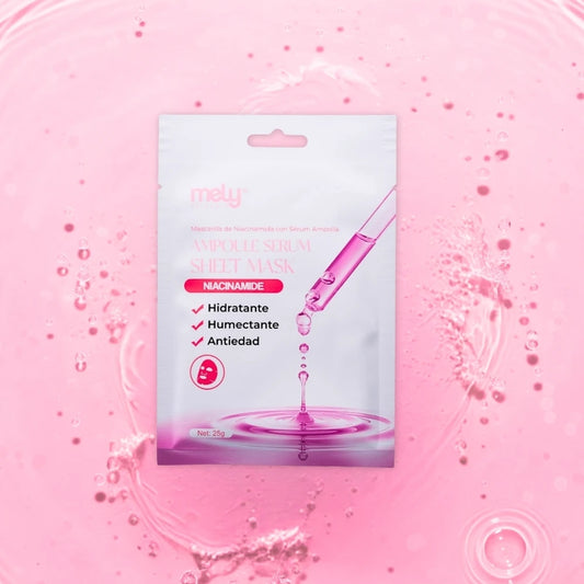 MASCARILLA DE NIACINAMIDA CON SERUM AMPOLLA 25G