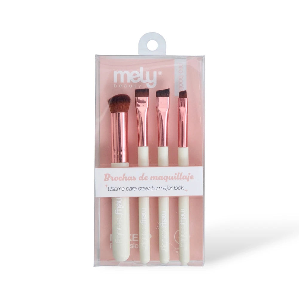 BROCHAS DE MAQUILLAJE X4 MELY