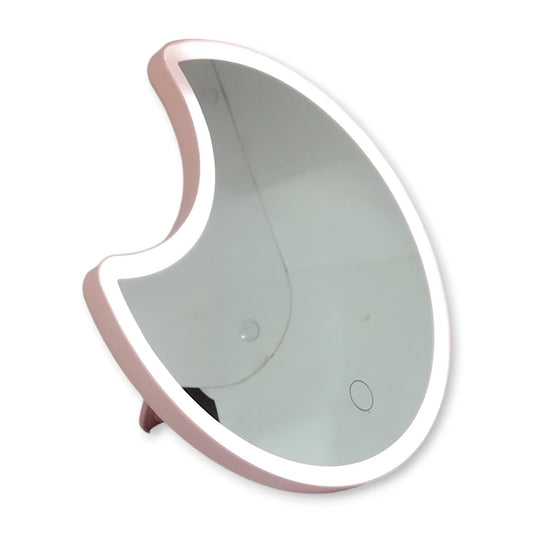 Espejo de Mesa LED Forma Luna