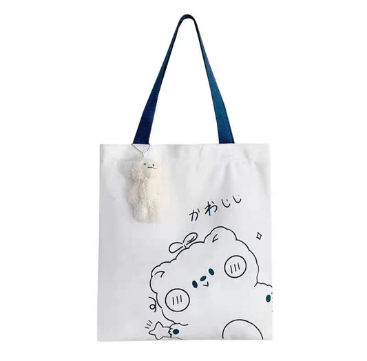 TOTE BAG ESTAMPADA GRANDE ANIMALES