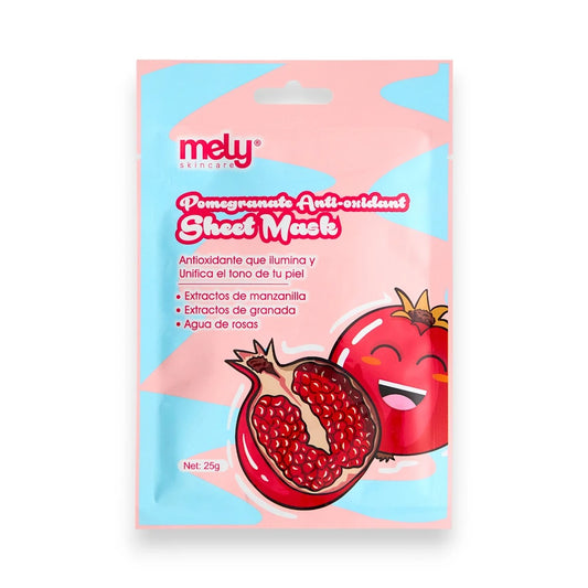 POMEGRANTE ANTI-OXIDANT SHEET MASK 25GR MELY