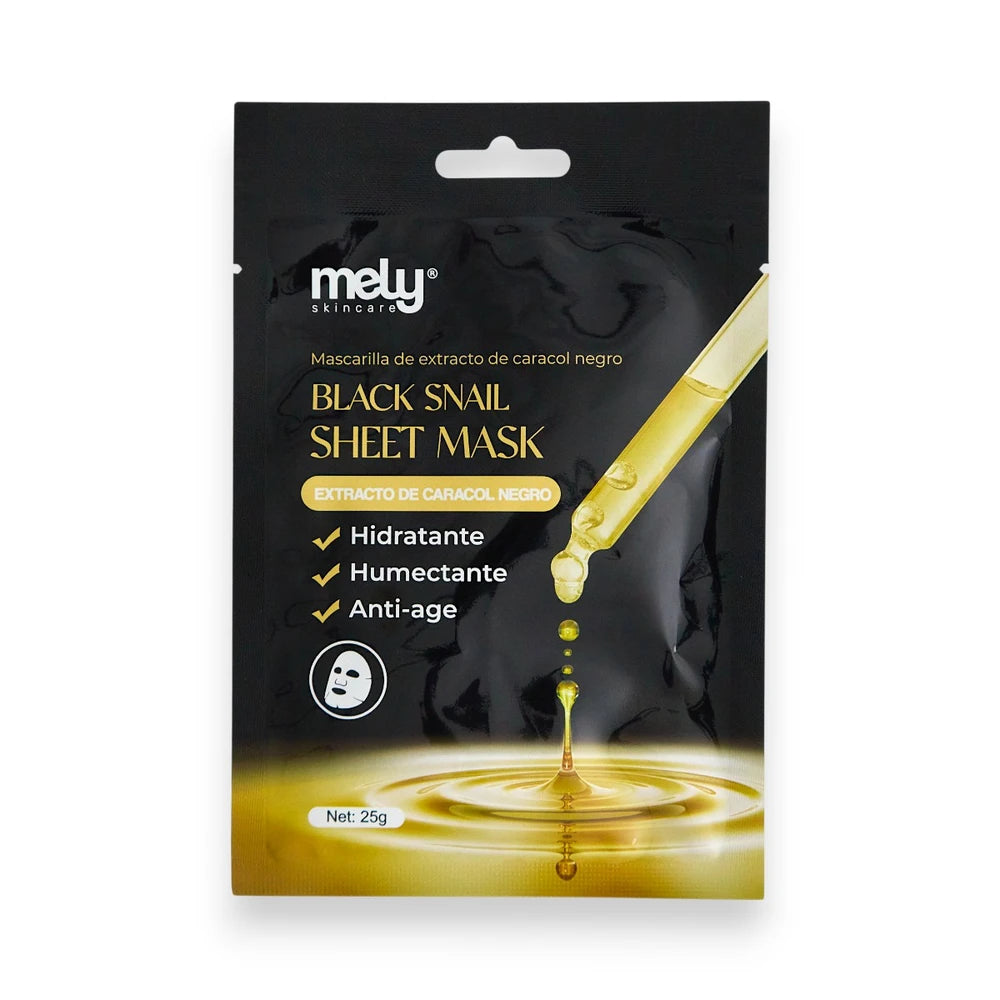 MASCARILLA DE EXTRACTO DE CARACOL NEGRO 25GR MELY