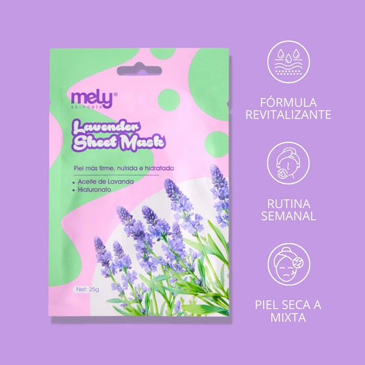 MASCARILLAS HIDRATANTE CON LAVANDA MELY