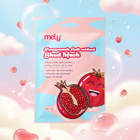 POMEGRANTE ANTI-OXIDANT SHEET MASK 25GR MELY