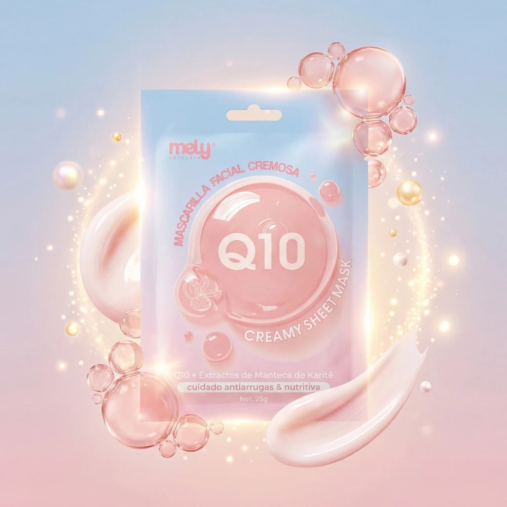 Q10 CREAMY SHEET MASK 25GR MELY