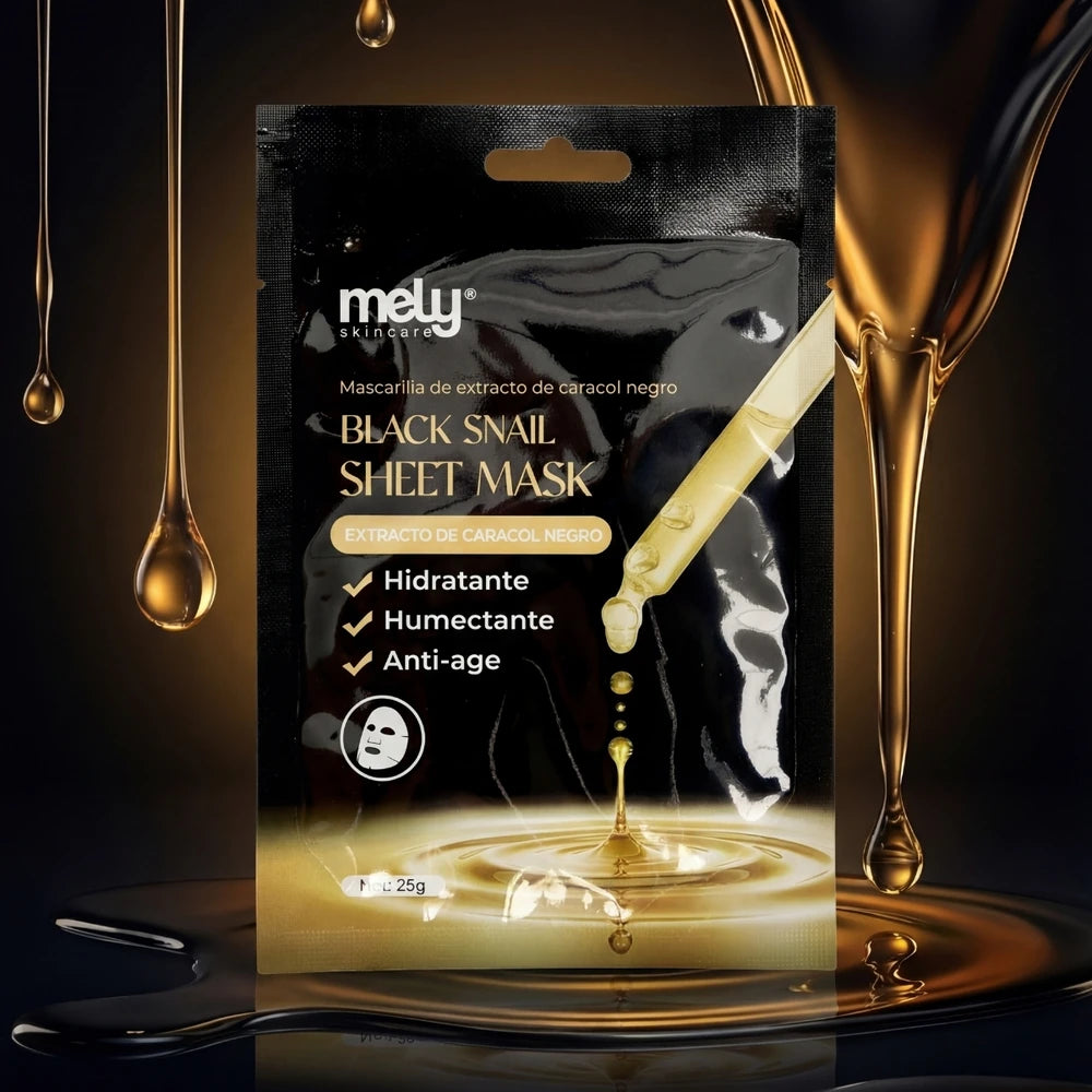 MASCARILLA DE EXTRACTO DE CARACOL NEGRO 25GR MELY