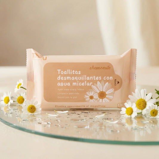 MINI TOALLITAS DESMAQUILLANTES CONAGUA MICELAR CHAMOMILE MELY
