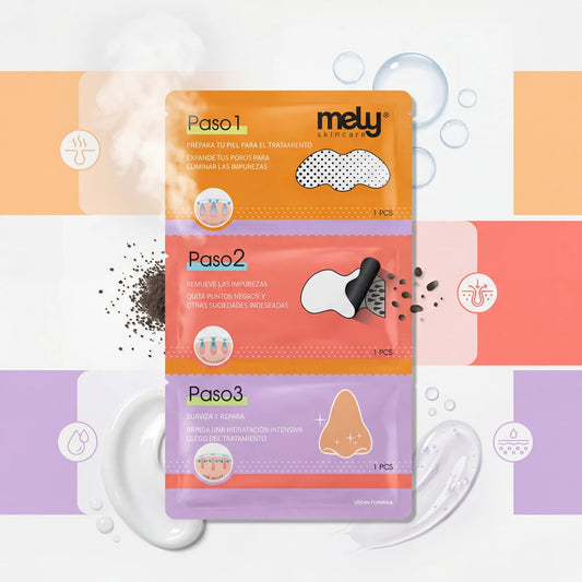 3 STEP BLACKHEAD REMOVAL 3PCS MELY