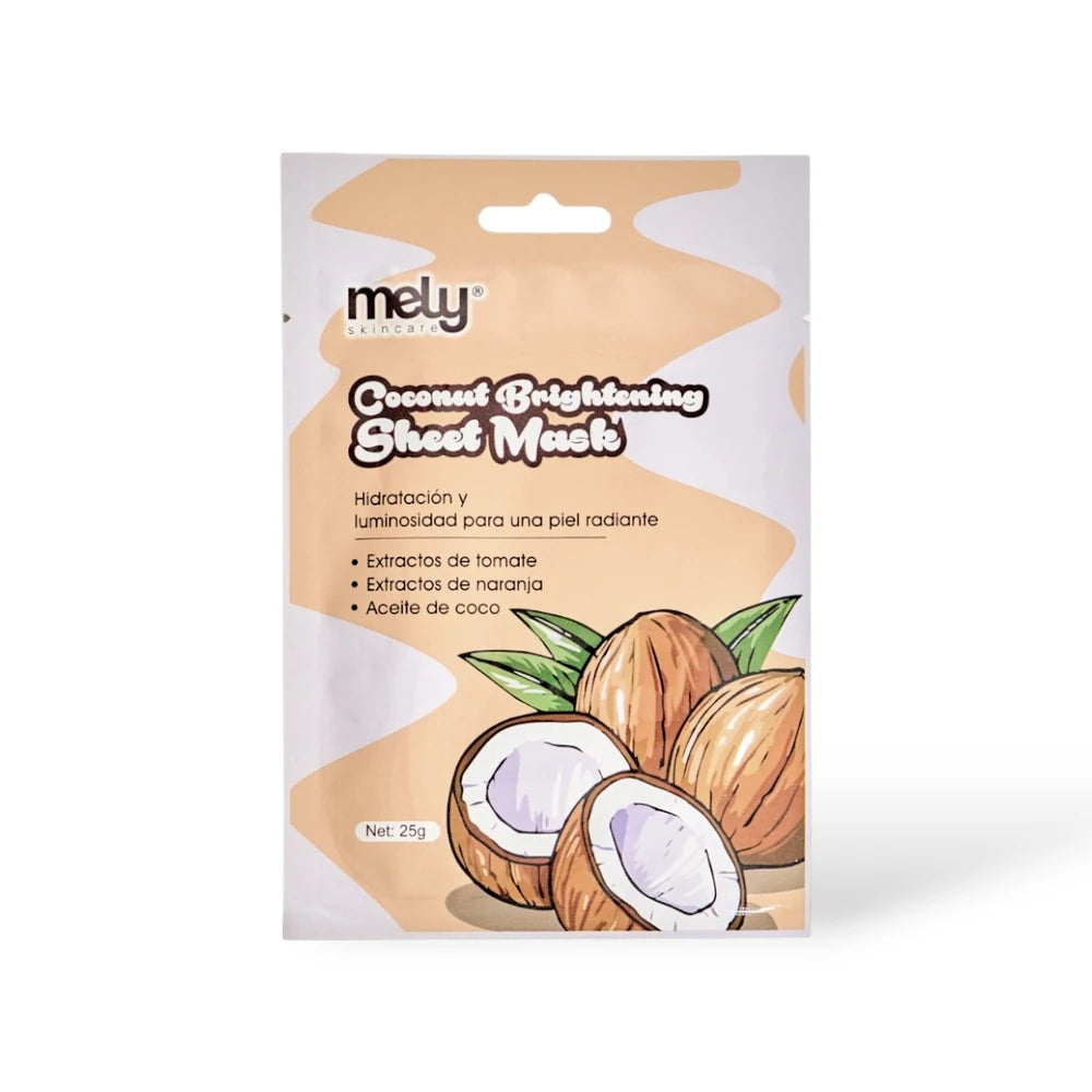MASCARILLA ILUMINADORA CON COCO 25GR MELY
