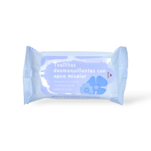 MINI TOALLITAS DESMAQUILLATES CON AGUA MICELAR ROSEMARY MELY