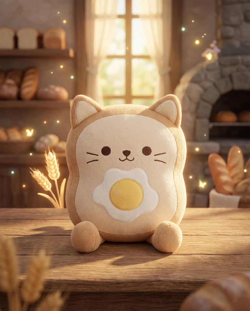 Peluche Gatito Con Huevo Frito