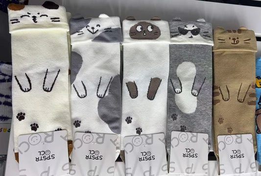 MEDIAS DE ALGODON CUTE CAT