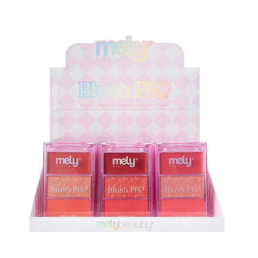 BLUSH PRO 3EN1 CREMA POLVO Y BAKED MELY