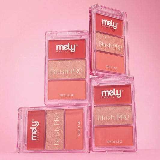 BLUSH PRO 3EN1 CREMA POLVO Y BAKED MELY