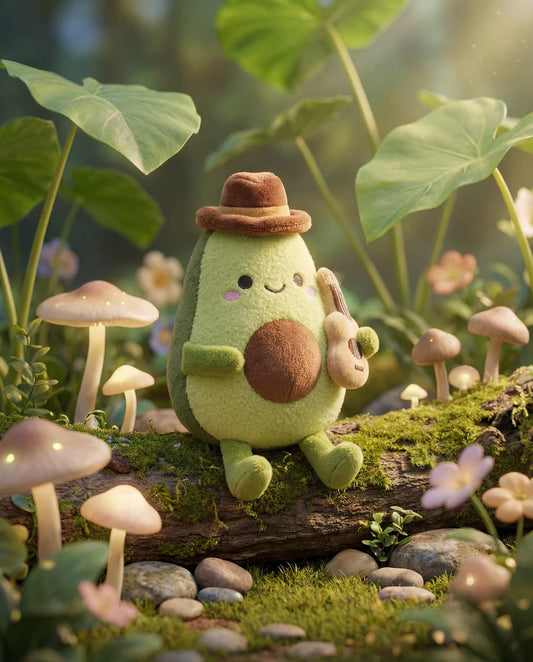 Peluche De Aguacate Con Gorro