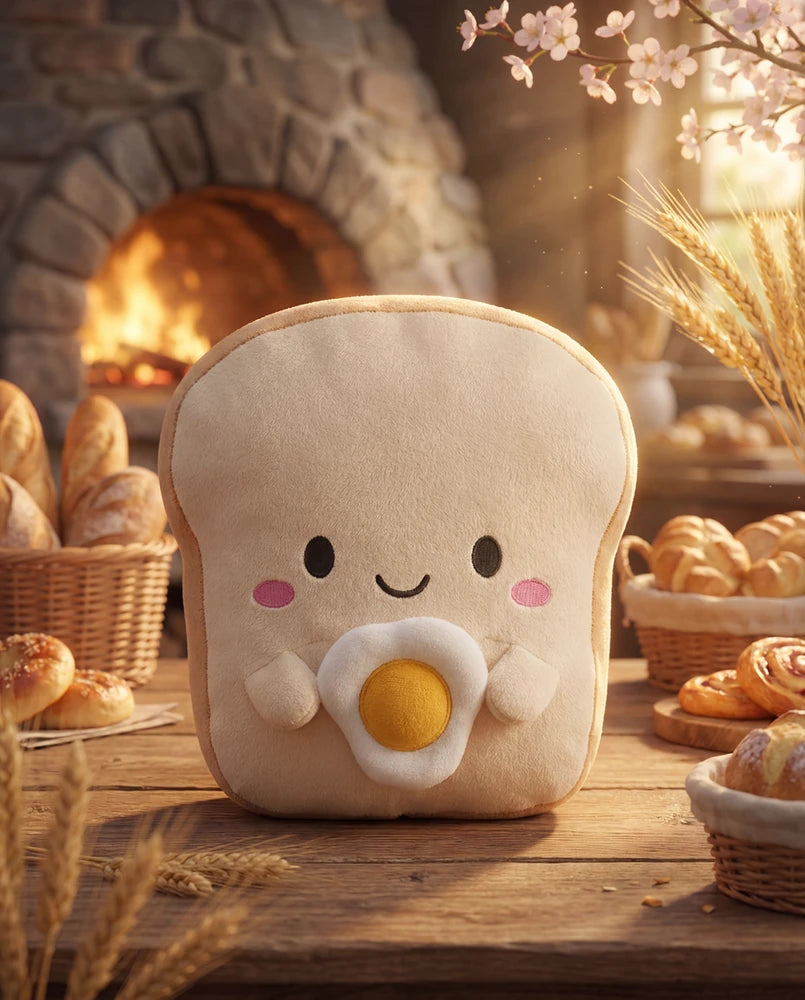 Peluche Tostado Con Huevo T9