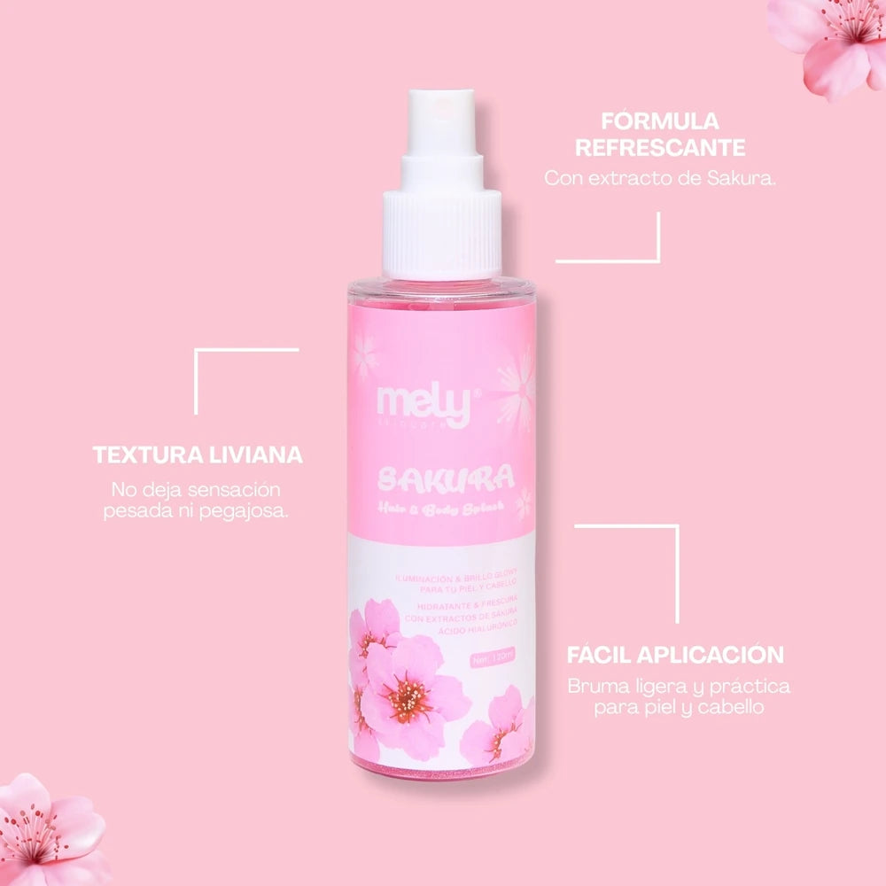 SAKURA HAIR&BODY SPLASH 120ML