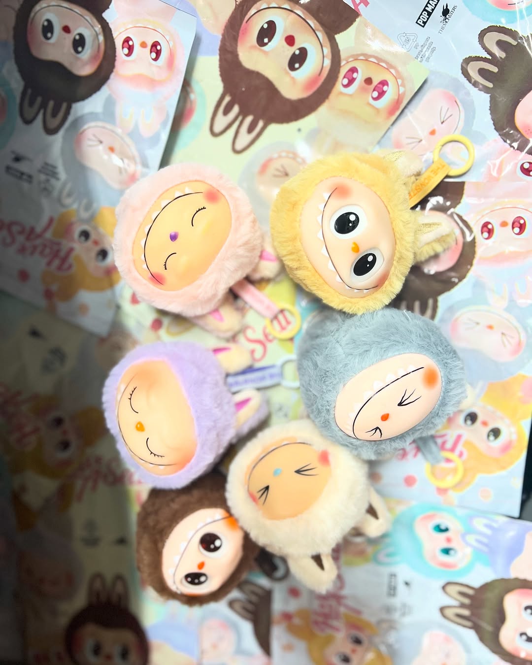 Llavero Cabeza Labubu Sorpresa Kawaii