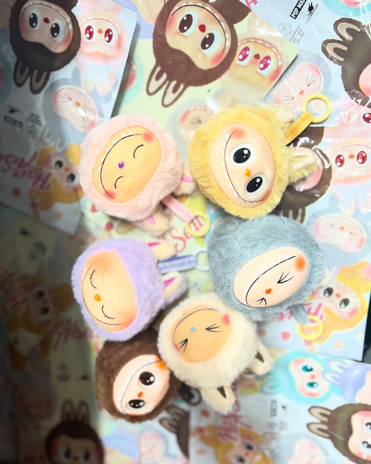 Llavero Cabeza Labubu Sorpresa Kawaii