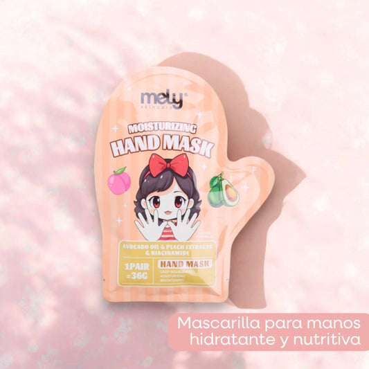 MASCARILLA PARA MANOS CON ACEITE AVOCADO, EXTRACTO DE DURAZNO Y NIACINAMIDA