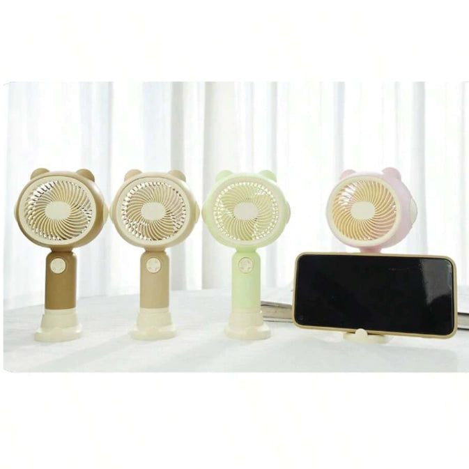Ventilador de mano con soporte