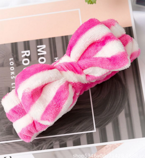 VINCHA PARA MAQUILLAJE MOÑO RAYAS MELY