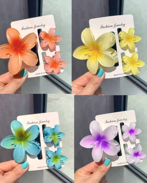 Pack x12 Blister Broches Hawaiian x3 pcs