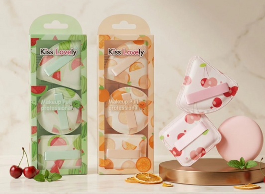 ESPONJA DE MAQUILLAJE X3 KISS LOVELY