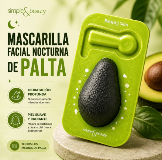 Mascara Facial Noctura de Palta SIMPLE&BEAUTY