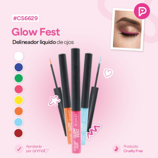 Delineador liquido de ojos Pink 21