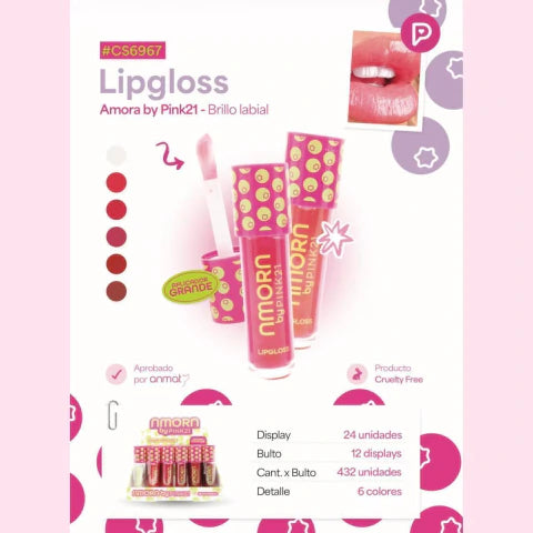 BRILLO LABIAL NMORN PINK 21