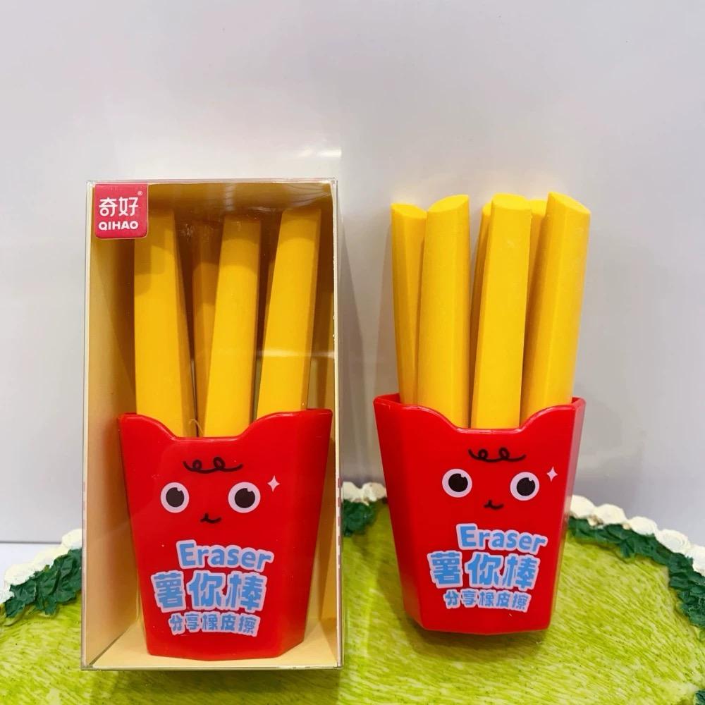 Goma de borrar papas fritas