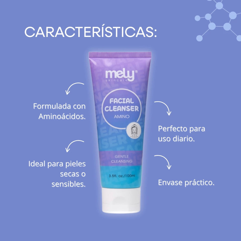 Facial Cleanser Mely 100ml Aminoacido