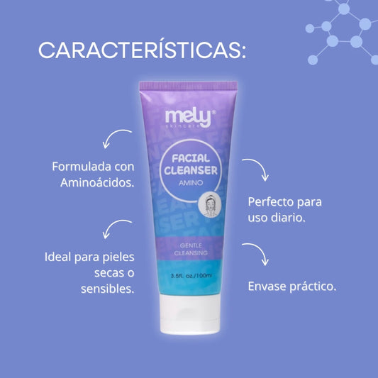 Facial Cleanser Mely 100ml Aminoacido