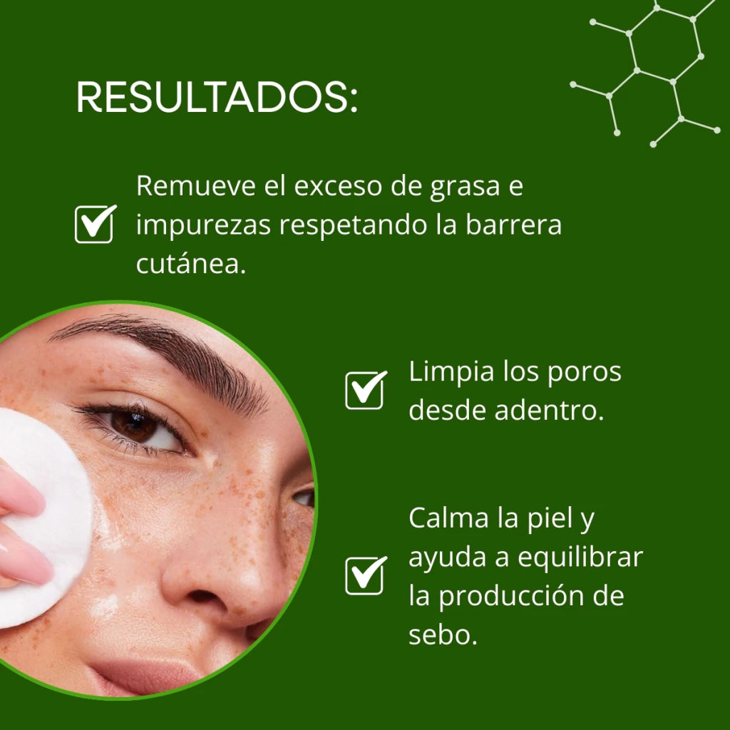 Limpiadores Faciales Mely 205ml Green Tea