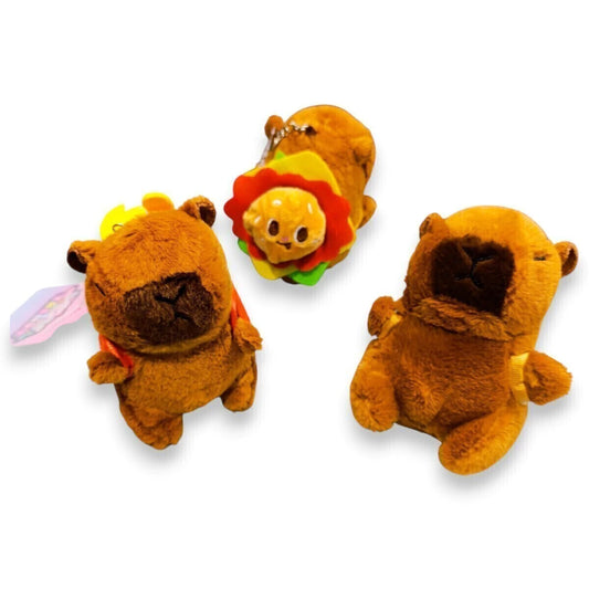 Llavero Peluche Capybara Bag Fastfood
