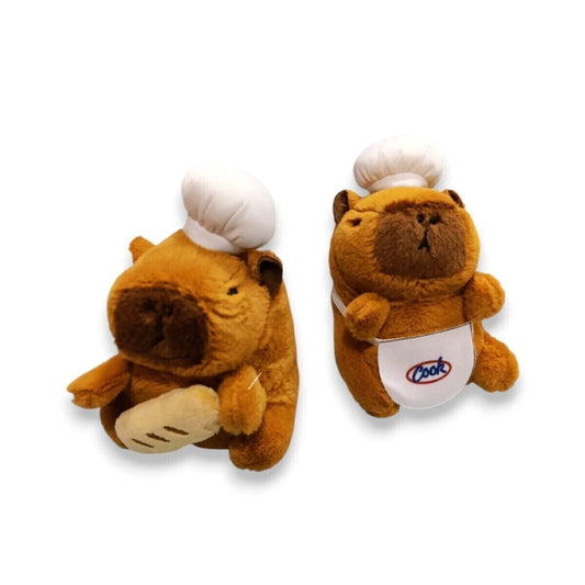 Llavero Peluche Capybara Chefsito