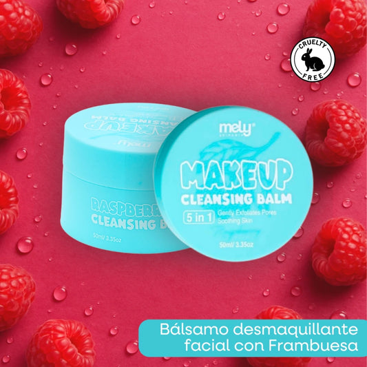 Balsamo Limpiador Exfoliante 5en1 Mely Raspberry