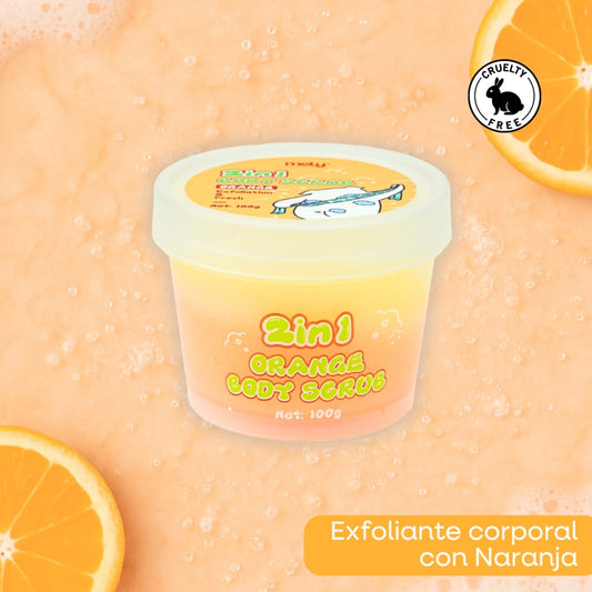 Exfoliante Corporal 2en1 Mely Orange